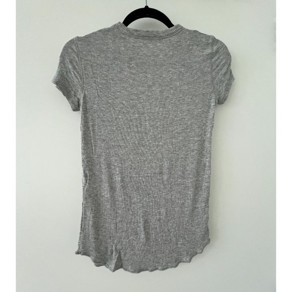 Zara Crew Neck Rib T-shirt - Picture 2 of 5